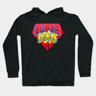 Super Dad Super | Father'S Day Gift | Gift For Dad | Superhero Dad Hoodie